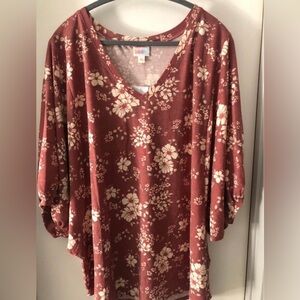 New w/tags Lularoe Renee top - size 3xl